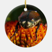 Bug op ventilator keramisch ornament (Achterkant)