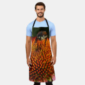 Bug op ventilator schort (Gedragen)