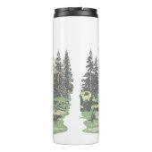 Bug-Out Boss Camper Van Adventure in de bergen Thermosbeker (Achterkant)