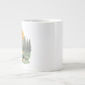 Bug-Out Boss Camper Van Adventure in the Mountains Grote Koffiekop (Voorkant)