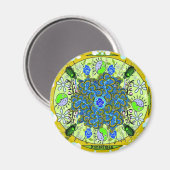 "BUG OUT" MANDALA MAGNEET (Voorkant / Achterkant)