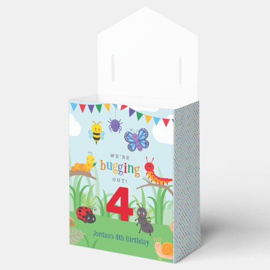 Bug Party Birthday Bedankdoosjes (Geopend)
