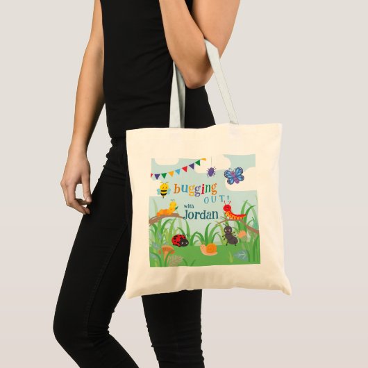Bug Party Cute Colorful Tote Bag (Voorkant (product))