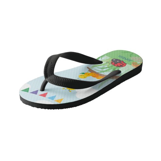 Bug Party-geluid Kinder Teenslippers (Schuin)