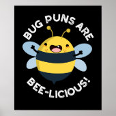 Bug Puns is bijenachtig, grappig, bondig en donker Poster (Voorkant)