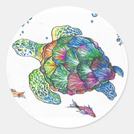 bug ronde sticker (Voorkant)