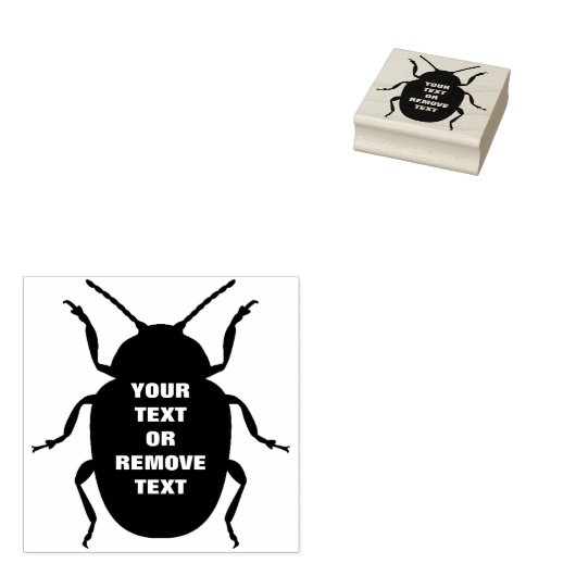 Bug Rubberstempel (Gestempeld)