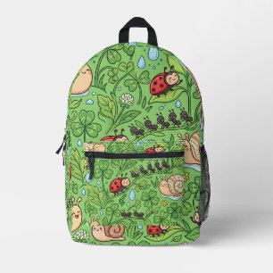 Bug Rugzak – Tuinontwerp met Slak en Lieveheersbee
