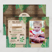 Bug Scavenger Foto jacht houten feest Bladeren Bla Kaart (Voorkant / Achterkant)