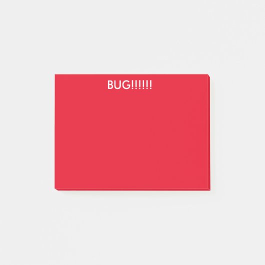 Bug! Sticky Notes (Voorkant)
