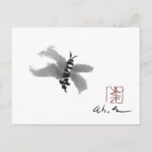 Bug, Sumi-e van Andrea Erickson Briefkaart (Voorkant)