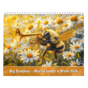 Bug Symfonie – Muzikale Insecten in Bloei 2026 Kalender