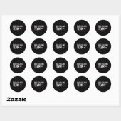 Bug Team Exterminator ongediertebestrijding Ronde Sticker (Vel)