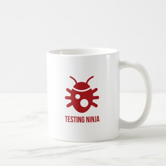 Bug Testing Ninja Koffiemok (Rechts)