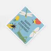 Bug Theme gepersonaliseerde partij Servet (Hoek)