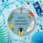 Bug Theme Party Gepersonaliseerd Papieren Bordje (Feest)