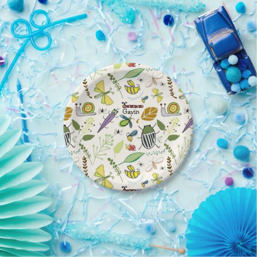 Bug Verjaardag Borden gepersonaliseerd Papieren Bordje (Feest)