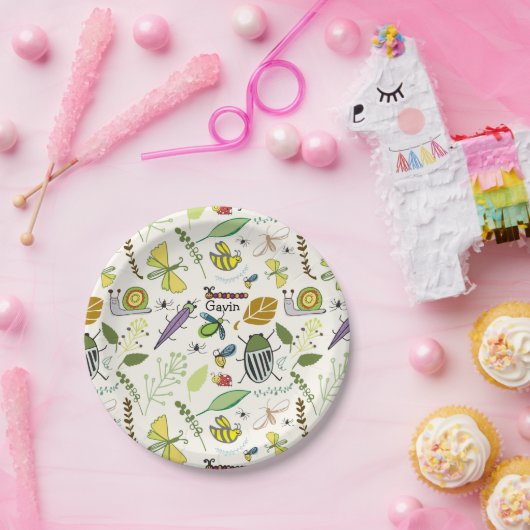 Bug Verjaardag Borden gepersonaliseerd Papieren Bordje (Feest)