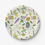 Bug Verjaardag Borden gepersonaliseerd Papieren Bordje (Voorkant)
