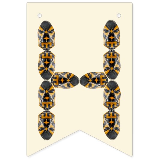 Bug Verjaardag - Insecten Verjaardag Vlaggetjes (Tweede vlag)