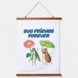 Bug Vrienden Voor Altijd Hangend Wandkleed