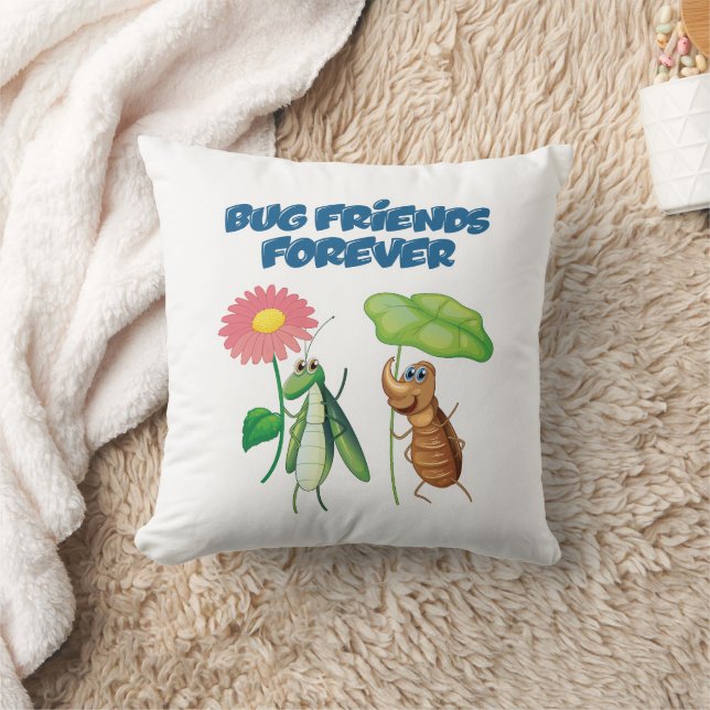 Bug Vrienden Voor Altijd Kussen (Deken)