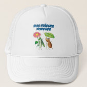 Bug Vrienden Voor Altijd Trucker Pet (Voorkant)