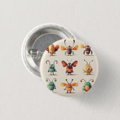 bug, wezen badge, knoop, speld, rare speld ronde button 3,2 cm (Voorkant /achterkant)