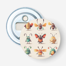 bug, wezen flesopener, vreemd button flesopener