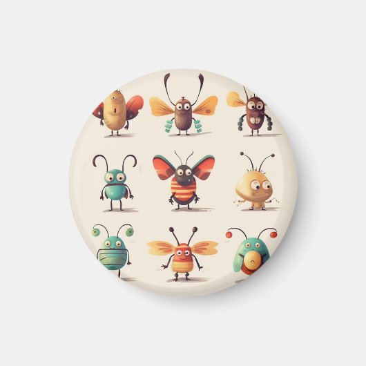 bug, wezenmagneet, rare pin magneet (Voorkant)