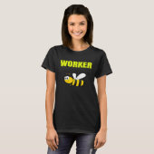 Bug Worker Bee Comical 1 T-shirt (Voorkant volledig)