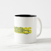 Bugaboos Figuur 8 Klimaatverandering Tweekleurige Koffiemok (Voorkant rechts)