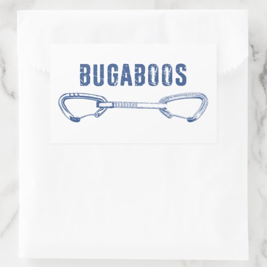 Bugaboos Klim Quickdraw Rechthoekige Sticker (Tas)