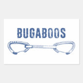 Bugaboos Klim Quickdraw Rechthoekige Sticker (Voorkant)