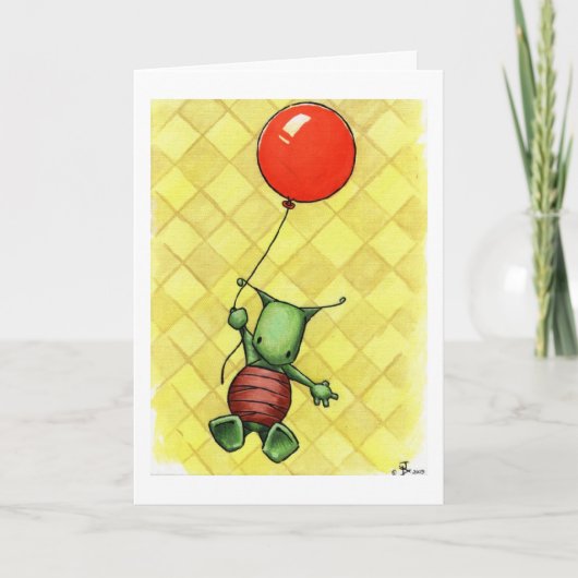 bugball verjaardag kaart (Voorkant)