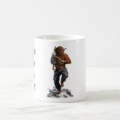 Bugbear Hero Child Rescue Fantasy Art Coffee Mok (Center)