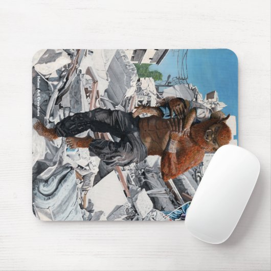 Bugbear Hero Child Rescue Fantasy Art Mousepad Muismat (Met muis)