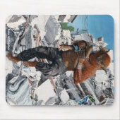 Bugbear Hero Child Rescue Fantasy Art Mousepad Muismat (Voorkant)