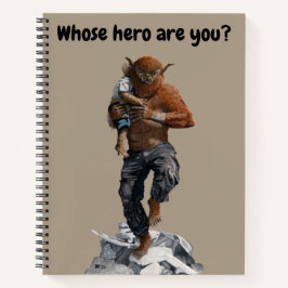Bugbear Hero Child Rescue Fantasy Art Notitieboek
