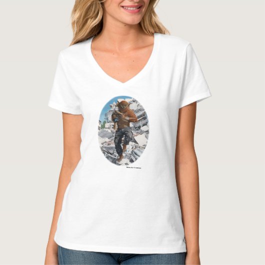 Bugbear Hero Redding Kind Fantasy Art T-shirt (Voorkant)