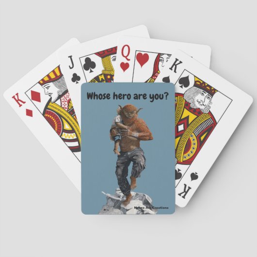 Bugbear Hero Spaart Kind Fantasy Speelkaarten (Achterkant)