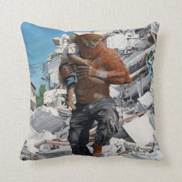 Bugbeer Hero Redcuing Child Fantasy Sierkussen