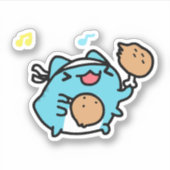 BugCat Capoo cat Sticker (Voorkant)