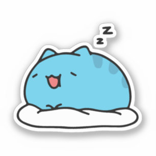 BugCat Capoo kat, Kawaii Comic Kat liefde Sticker