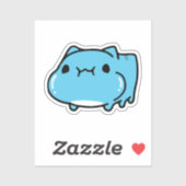 BugCat Capoo kat, Kawaii Comic Kat liefde Sticker (Vel)