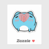 BugCat Capoo kus Sticker (Vel)