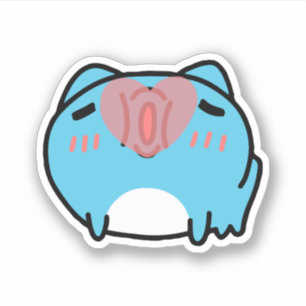 BugCat Capoo kus Sticker