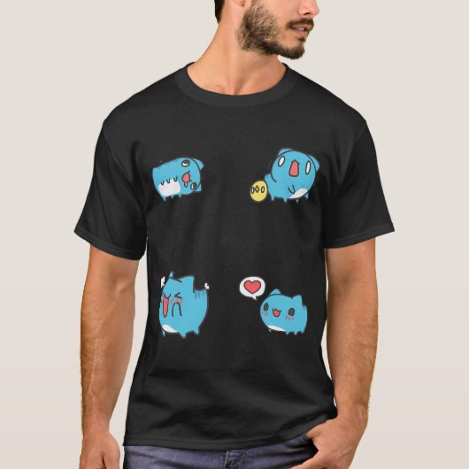 bugcat capoo t-shirt (Voorkant)