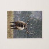 Bugelend Wapiti hert, Yellowstone NP, Wyoming 2 Legpuzzel (Horizontaal)