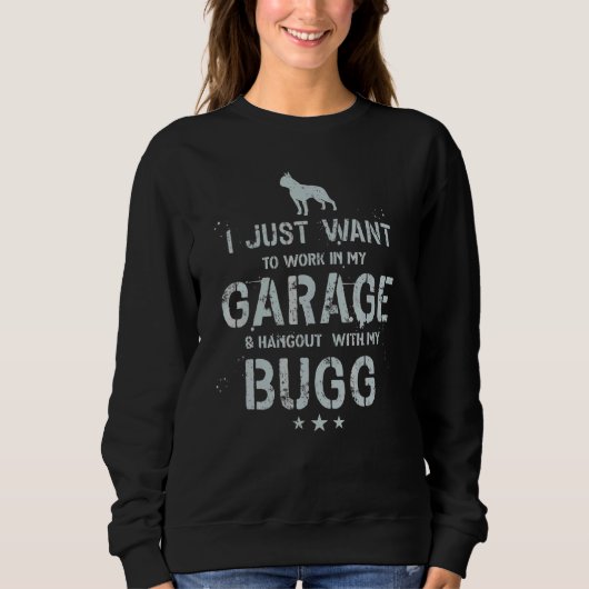 Bugg Dad Garage Mannen Ophangen Trui (Voorkant)